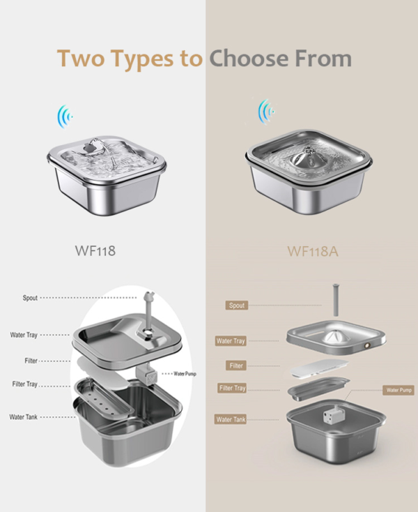 BJFO02 Smart WiFi Pet Water Fountain