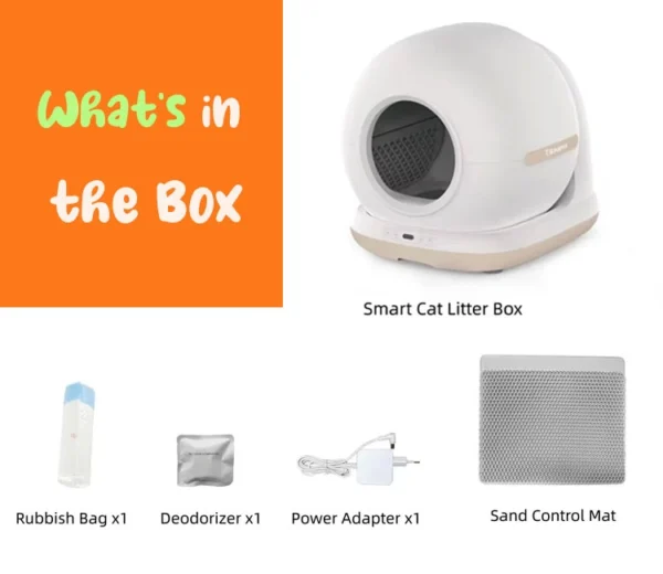 BJBO01 Smart Cat Litter Box with Camera
