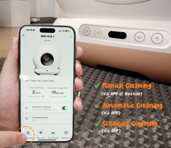BJBO01 Smart Cat Litter Box with Camera