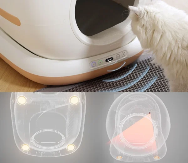 BJBO01 Smart Cat Litter Box with Camera