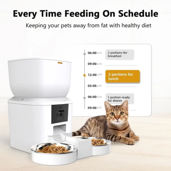 BJFE01 Wifi Pet Feeder with Camera