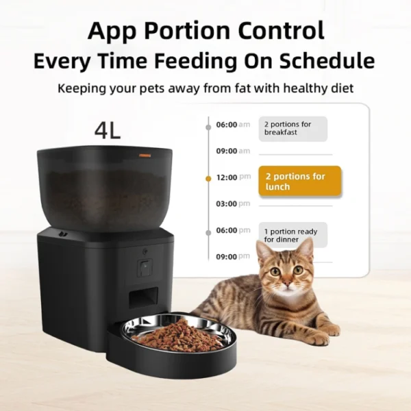 BJFE02 Wifi Pet Feeder with Camera