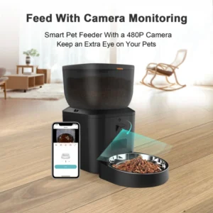 BJFE02 Wifi Pet Feeder with Camera