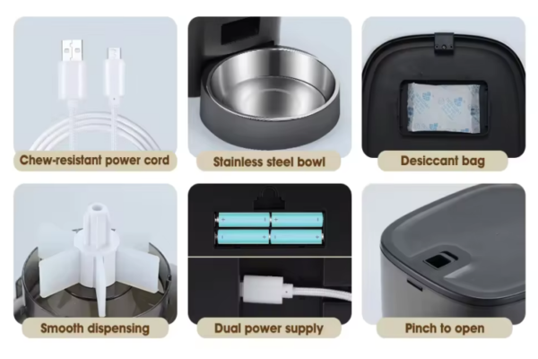 BJFE02 Wifi Pet Feeder with Camera