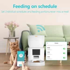 BJFE03 WiFi Pet Feeder with Button