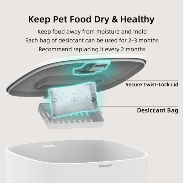BJFE03 WiFi Pet Feeder with Button