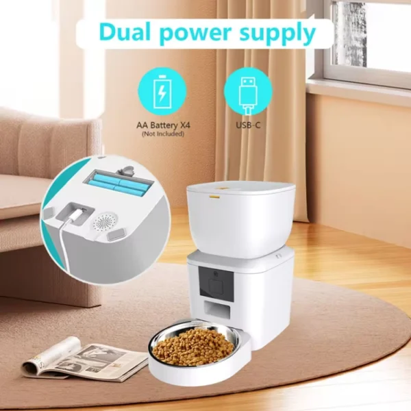 BJFE03 WiFi Pet Feeder with Button