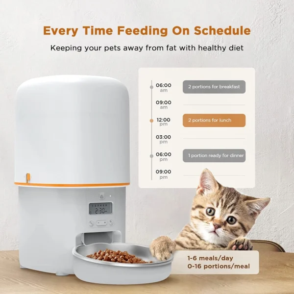 BJFE05 Automatic Pet Feeder with LCD Display