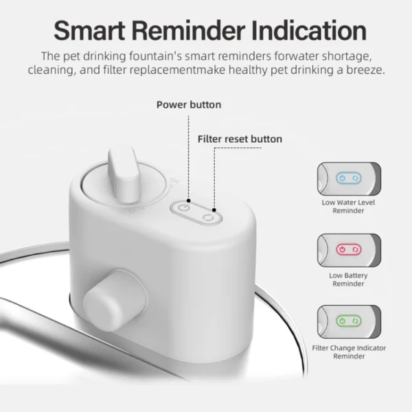 BJFO01 Pet Water Fountain Auto-Filtering