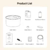 BJFO01 Pet Water Fountain Auto-Filtering